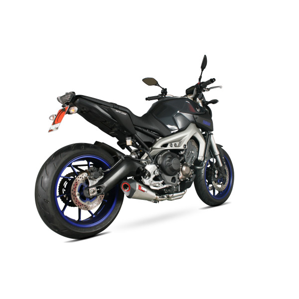 Scorpion Exhaust Yamaha MT-09 (2013-2020) / MT-09 SP (2018-2020)  2013 - 2020 Serket Taper Full System Brushed Stainless Steel Sleeve